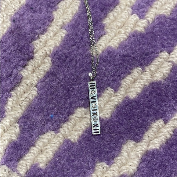 Roman numerals necklace STAINLESS STEELE - Picture 4 of 5